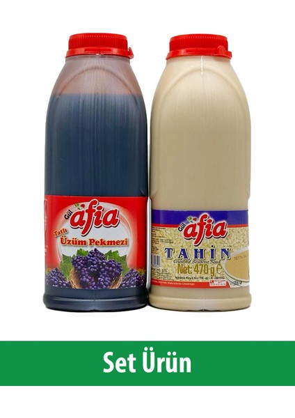 Üzüm Pekmezi 615 gr ve Tahin 470 gr