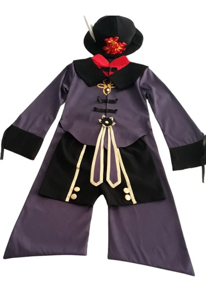 Genshin Impact Hu Tao Cosplay Kostümü Yetişkin