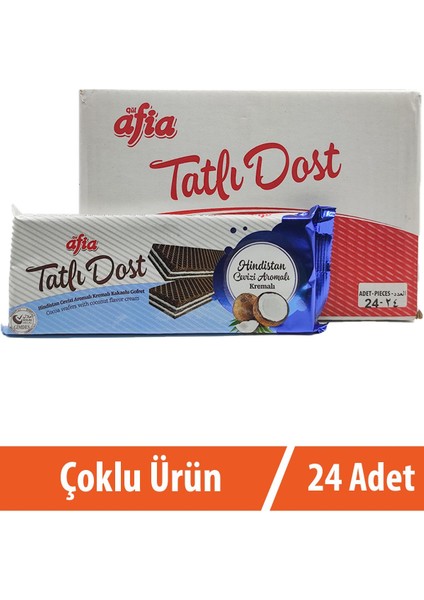 Tatlı Dost Hindistan Cevizli Gofret 24X140 gr