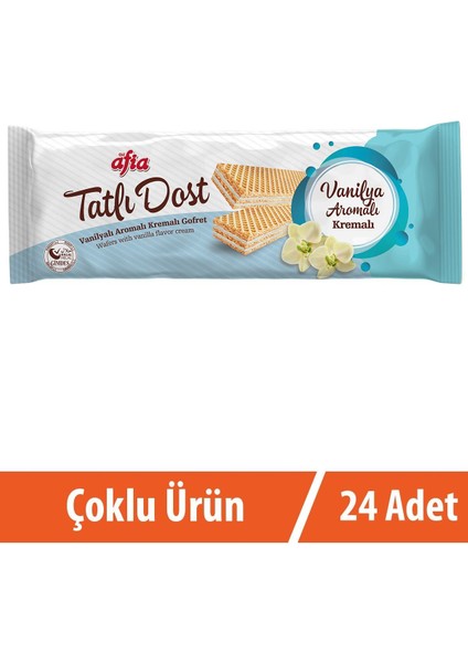 Tatlı Dost Vanilya Kremalı Gofret 24X140 gr