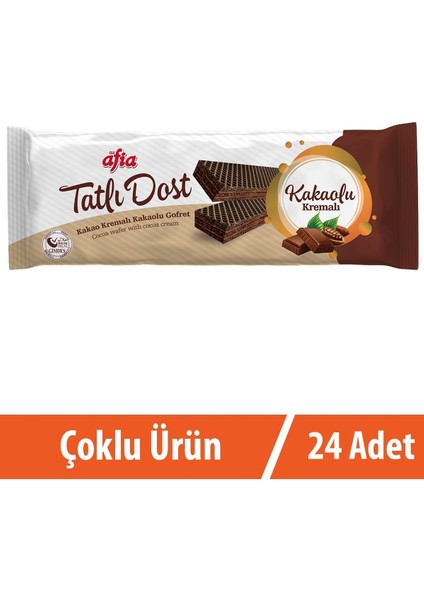 Tatlı Dost Kakao Kremalı Gofret 24X140 gr
