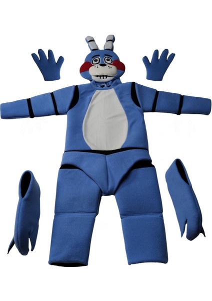 Yetişkin Five Nights At Freddy's Mavi Tavşan Kostümü