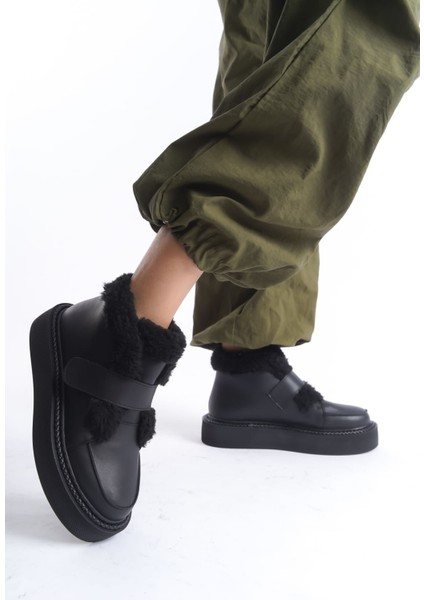 Kadın Kışlık Içi Kürklü Bot RPV007K01A - Siyah indirimleri