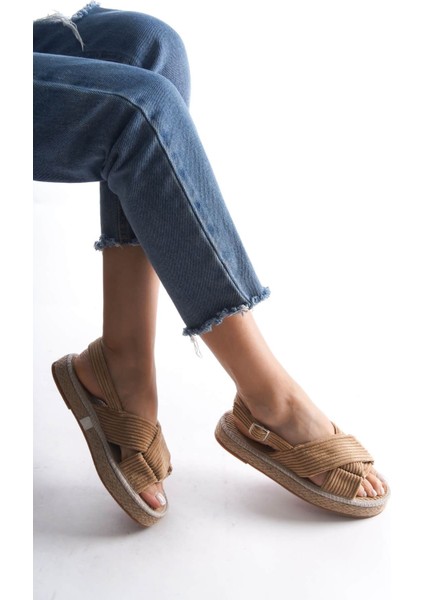Kadın Espadril Günlük Ayakkabı RPV006Y04B - Vizon