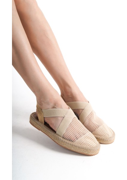 Kadın Triko Espadril Günlük Ayakkabı RPV006Y03F - Nude