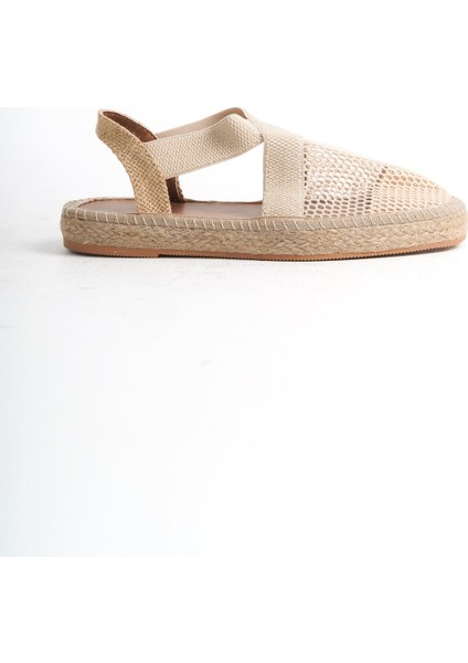 Kadın Triko Espadril Günlük Ayakkabı RPV006Y03F - Nude