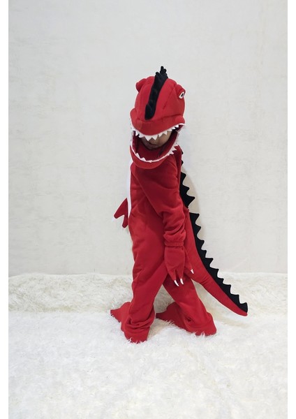 T-Rex Dinozor Kostümü Kırmızı | Dinozor Kostümü Çocuk modelleri