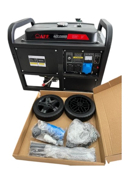 15000E 8.5 Kva 220V/240V 36.4A Marşlı Bakır Sargı Taşınabilir Benzinli Jeneratör Set
