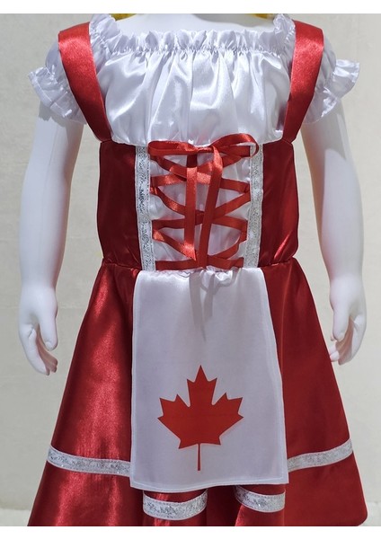 Kanada Kostümü Kız Çocuk | Kanadalı Kostümü Kız Çocuk indirimleri