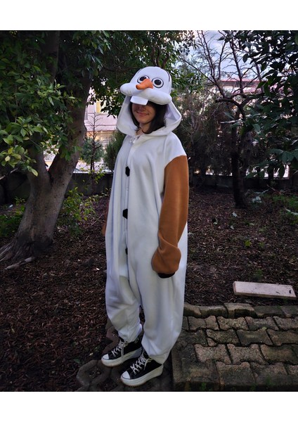 Olaf Kostümü Yetişkin | Karlar Ülkesi Olaf Pijama Tulum Kostüm modelleri