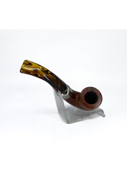 Üç Yıldız Bent Dublin 9mm. Filtreli Akrilik Saplı Pipo 237389