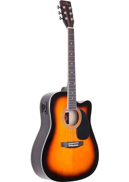 F650N-Sbc Sunburst Elektro Akustik Gitar