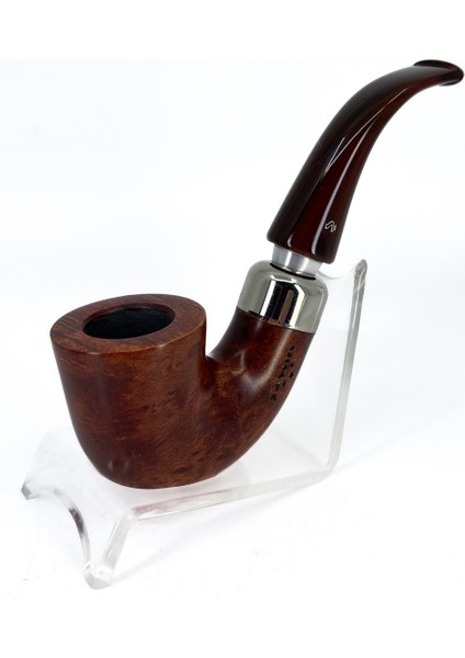 Üç Yıldız Bent Dublin 9mm. Filtreli Akrilik Saplı Pipo 237388