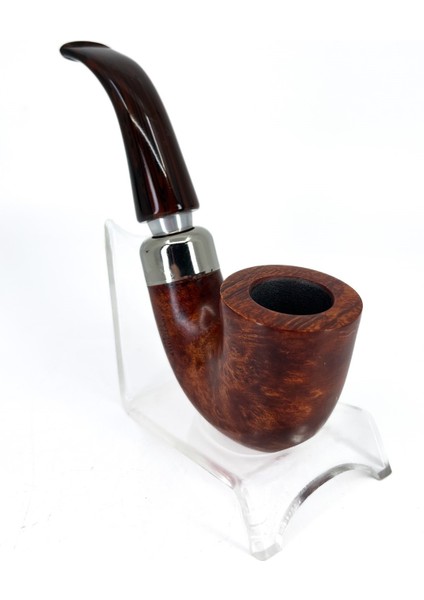 Üç Yıldız Bent Dublin 9mm. Filtreli Akrilik Saplı Pipo 237388