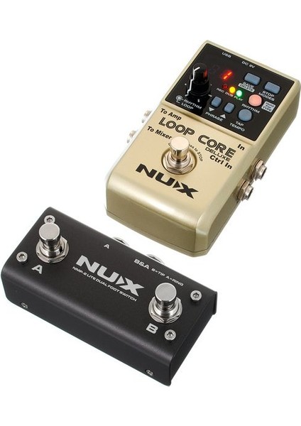 Loop Core Deluxe Looper Pedalı ve Kontrol Pedalı