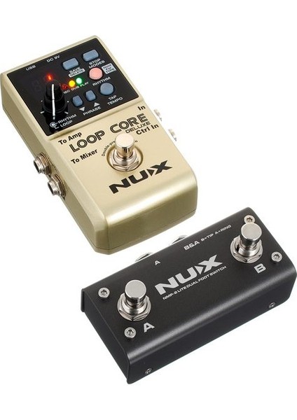 Loop Core Deluxe Looper Pedalı ve Kontrol Pedalı