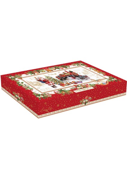 Christmas Memories 4 Parça Porselen Meze Servis Seti 36×16 fiyatları