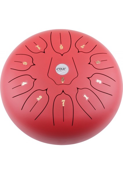 Steel Tongue Drum (Kırmızı)