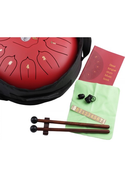 Steel Tongue Drum (Kırmızı) modelleri