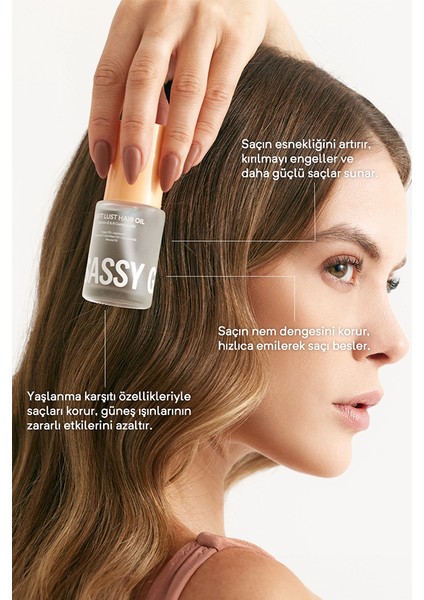 Go Nemlendirici ve Kolay Şekillendirici Soft Lust Hair Oil 30 ml