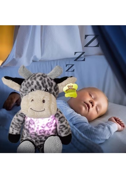 Ayıcı Oyuncak Uykuşşş Akıllı Ağlama Sensörlü Uyku Arkadaşı - Beyaz Gürültülü Tali