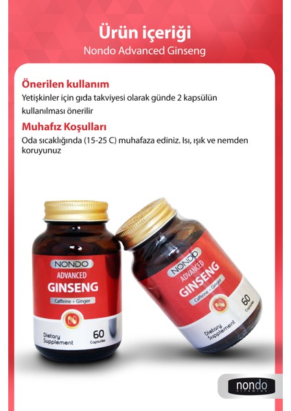 Advanced Ginseng 60 Kapsül