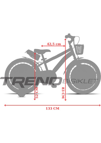Trendbike Vento 20 Jant Bisiklet 6-9 Yaş Erkek Çocuk Bisikleti