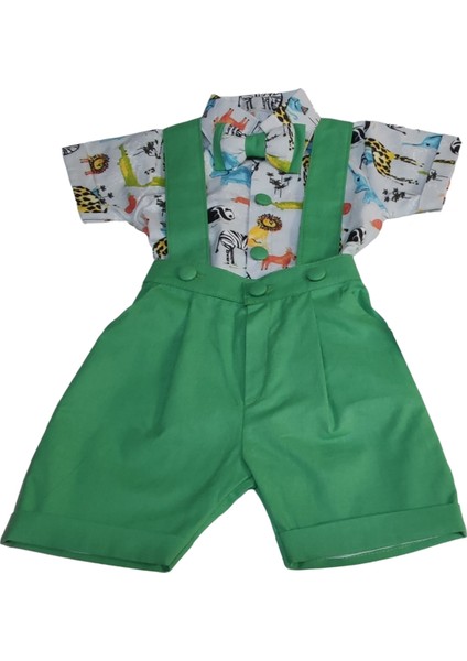 Safari Temalı Papyonlu Kostüm