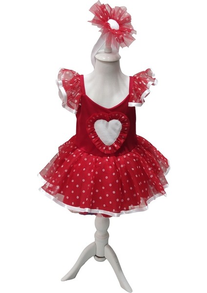 Kalpli Tüllü Kırmızı Elbise fiyatları