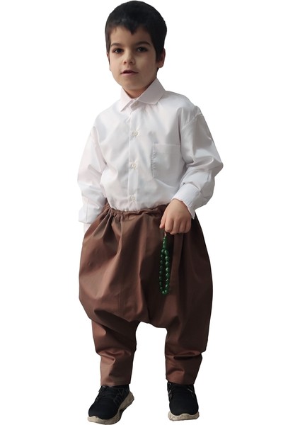Kahverengi Çocuk Şalvar