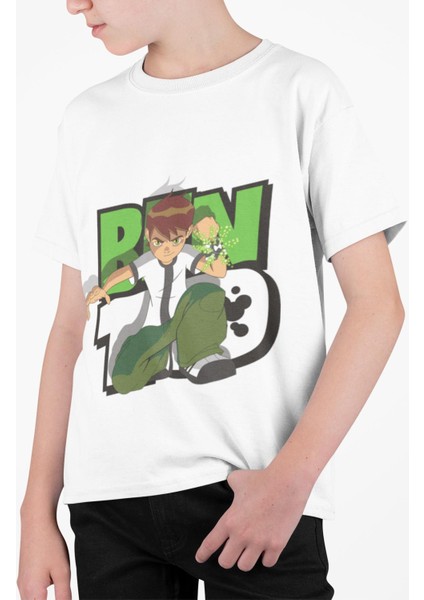 Benten Baskılı Tişört | Ben 10 Baskılı T-Shirt modelleri