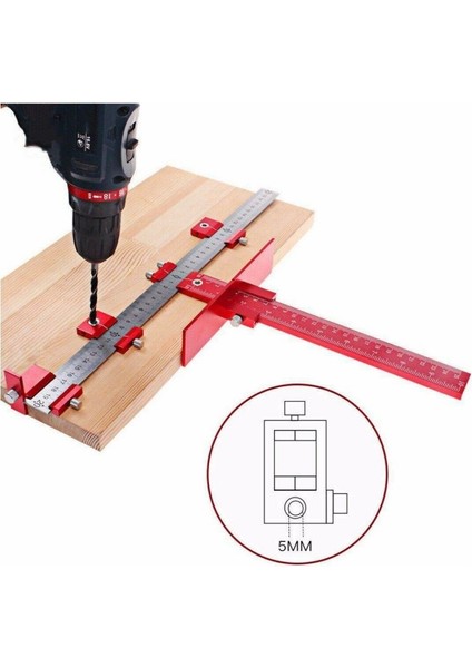Wood 0058 Delik Delme Merkezleme Kılavuz Cetveli fiyatları