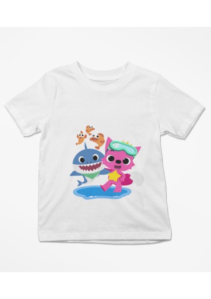 Baby Shark Baskılı Tişört modelleri
