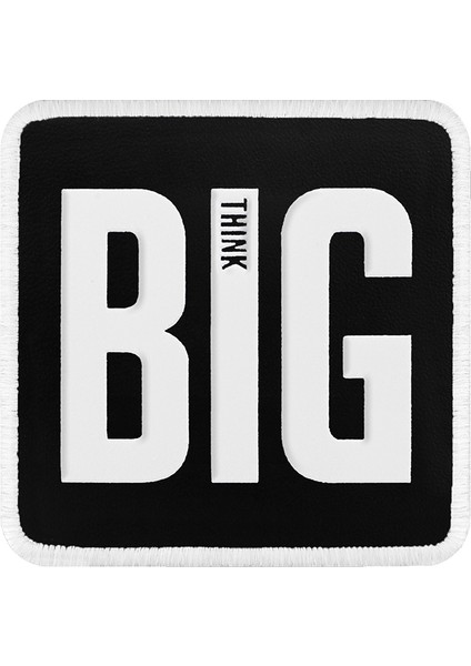 V1 Big Think - 3sb Kod Logolu Unisex Siyah-Beyaz Bench (Patch)