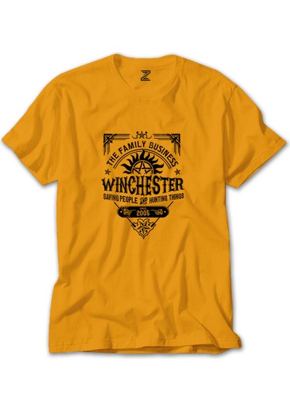 Supernatural A Very Winchester Sarı Tişört