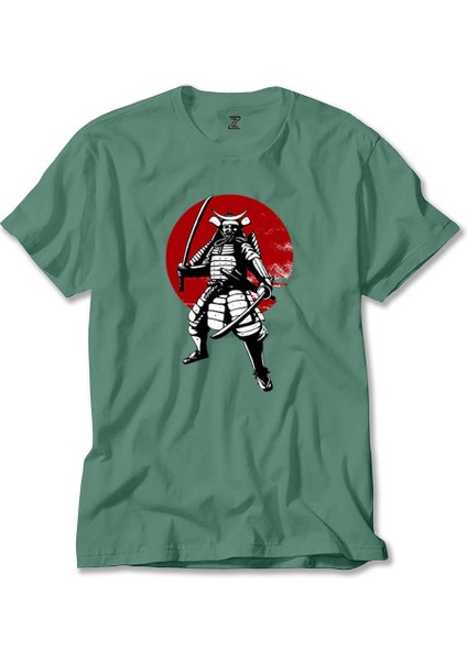 Samurai Infoescola Yeşil Tişört
