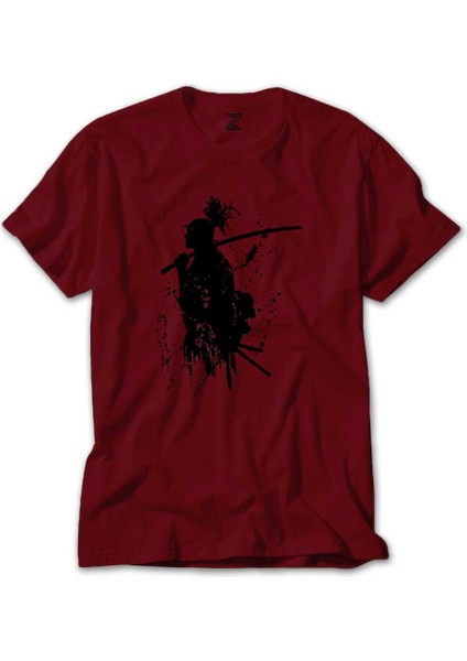 Samurai Miyamoto Musashi Kırmızı Tişört