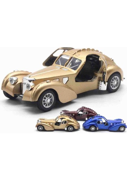 Dianomi Vintage 1:28 Ölçek Bugatti Clasic Araba ( Kapıları Açılır)