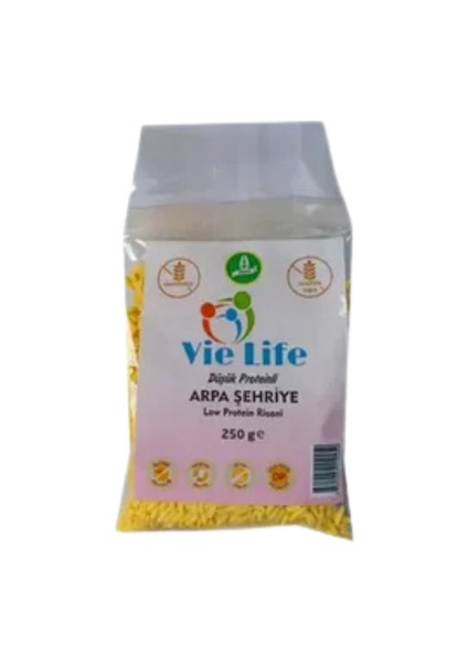 Vie Life Düşük Proteinli Arpa Şehriye 250 gr