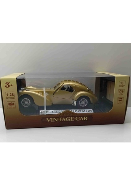 Dianomi Vintage 1:28 Ölçek Bugatti Clasic Araba ( Kapıları Açılır)