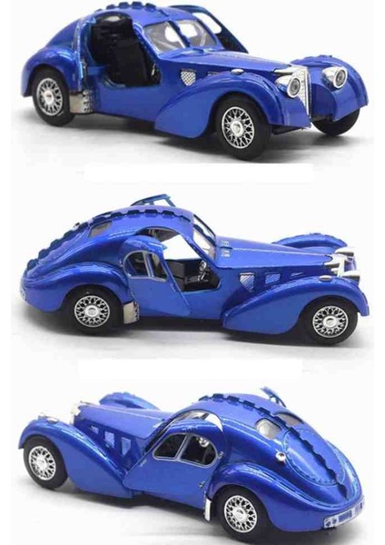 Dianomi Vintage 1:28 Ölçek Bugatti Clasic Araba ( Kapıları Açılır)