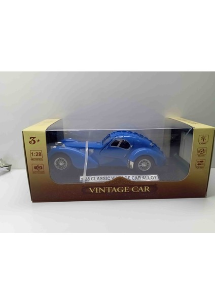 Dianomi Vintage 1:28 Ölçek Bugatti Clasic Araba ( Kapıları Açılır)