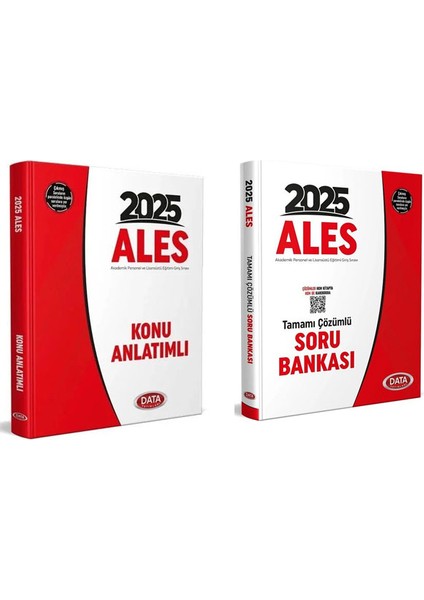 2025 ALES Konu Anlatımı - Soru Bankası Set