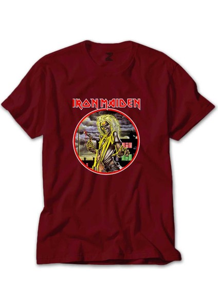 Iron Maiden Killers Kırmızı Tişört