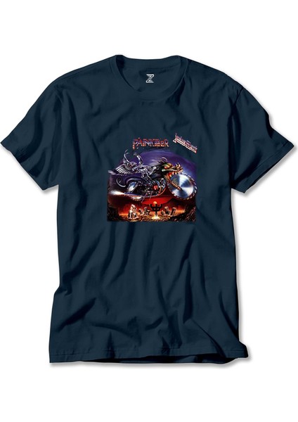Judas Priest Painkiller Lacivert Tişört