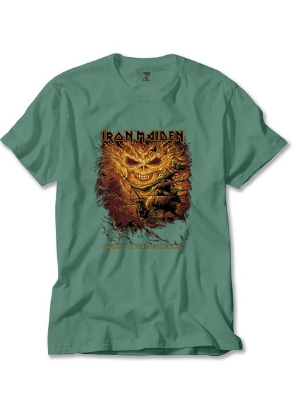 Iron Maiden Ghost Of The Navigator Yeşil Tişört