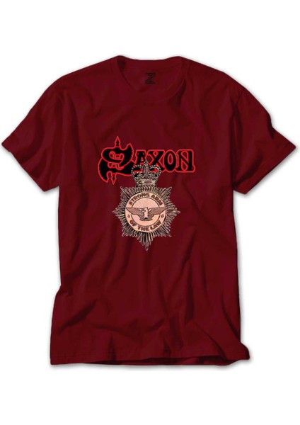 Saxon Strong Arm Of The Law Kırmızı Tişört