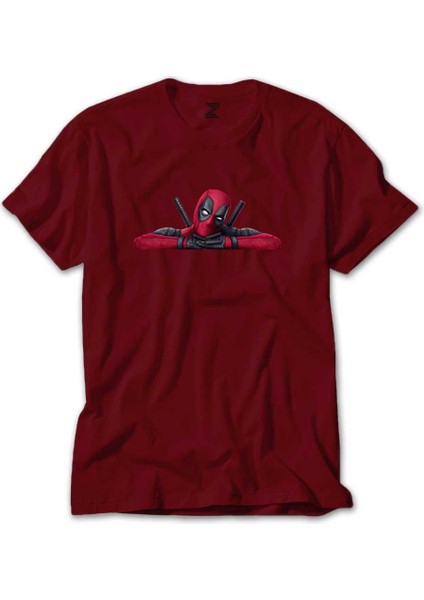 Deadpool Comics Kırmızı Tişört