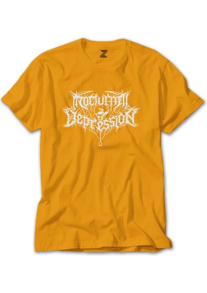 Nocturnal Depression Logo Sarı Tişört