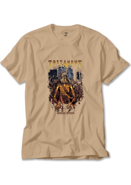 Testament Native Blood Krem Tişört